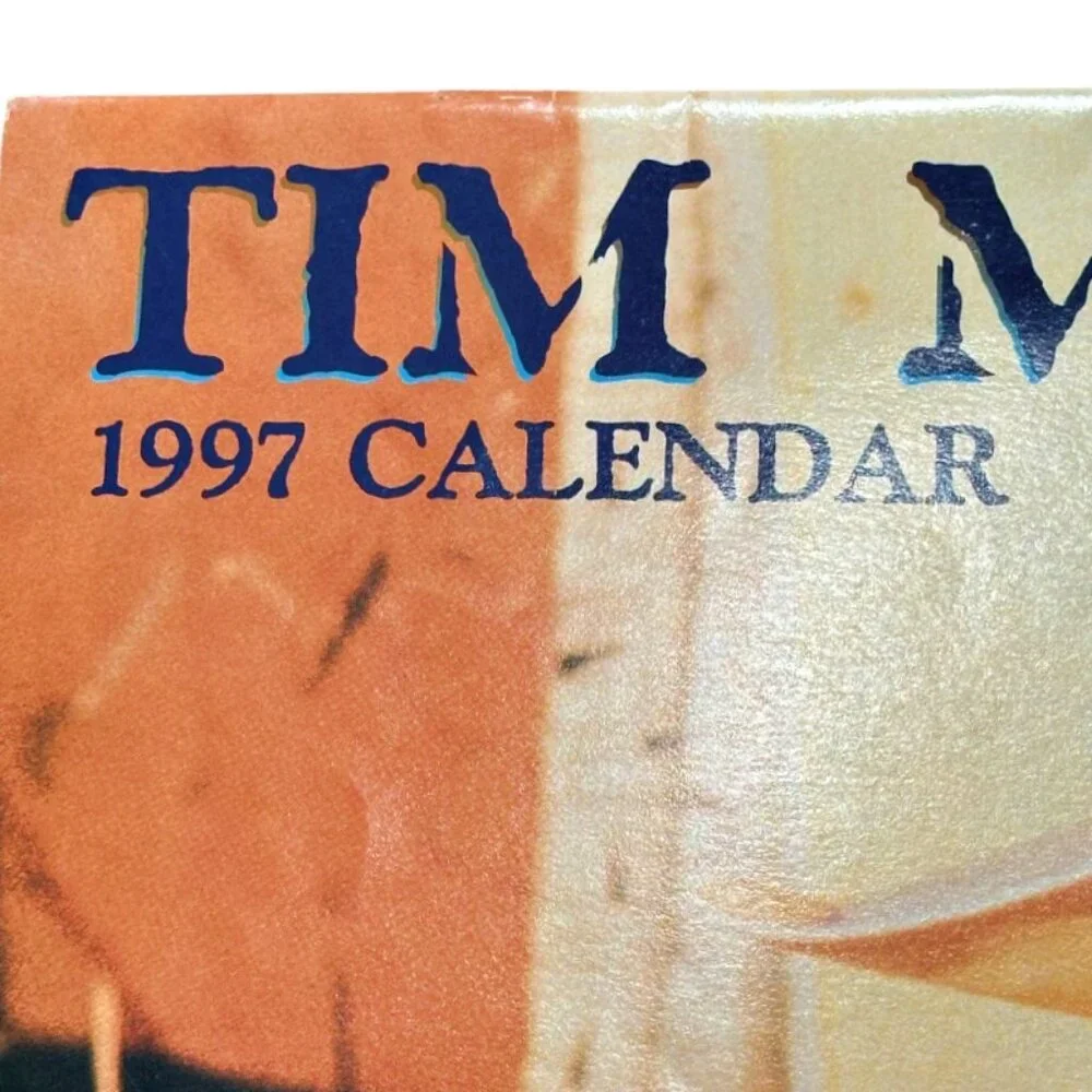 Vintage Tim McGraw Calendar 1997 Country Music Superstar Unused Unmarked
